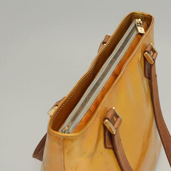 LOUIS VUITTON Monogram Vernis Houston Hand Bag Gris M91053 - Picture 6 of 13